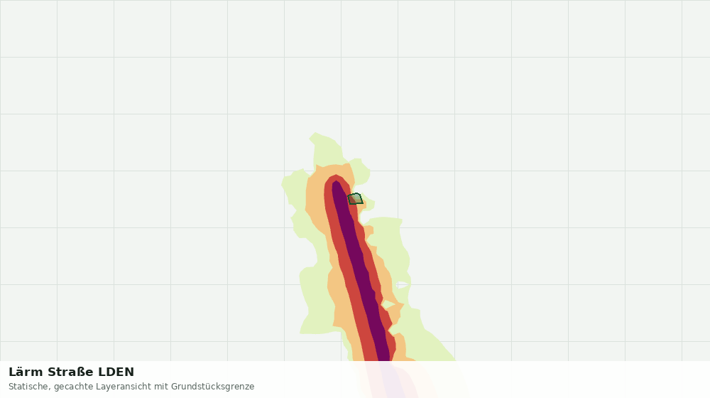 Statische Kartenansicht: Lärm Straße LDEN