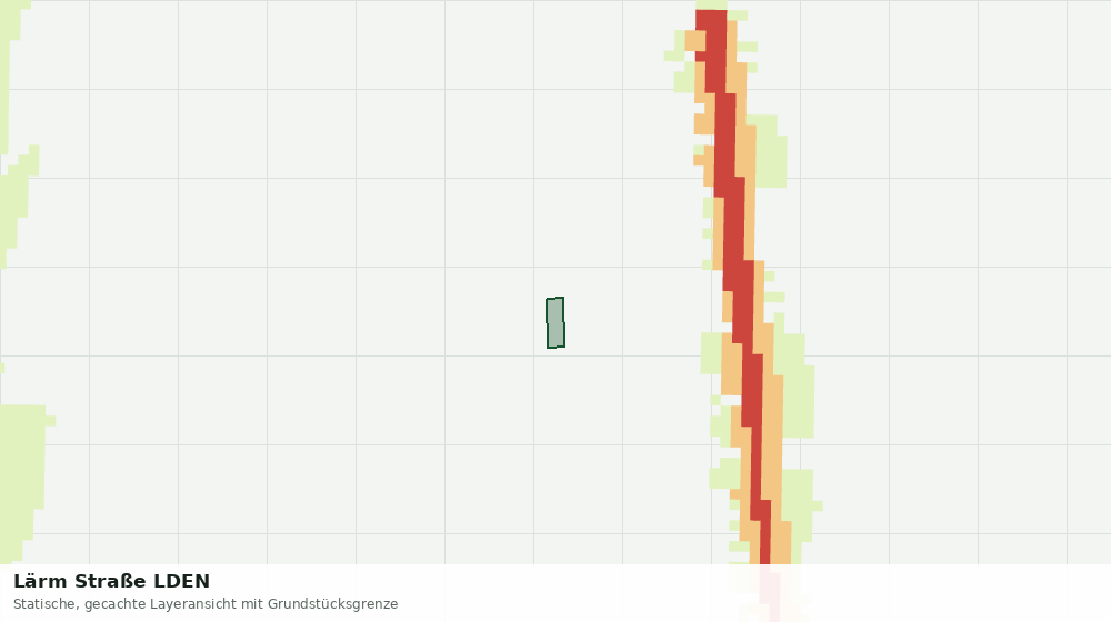 Statische Kartenansicht: Lärm Straße LDEN