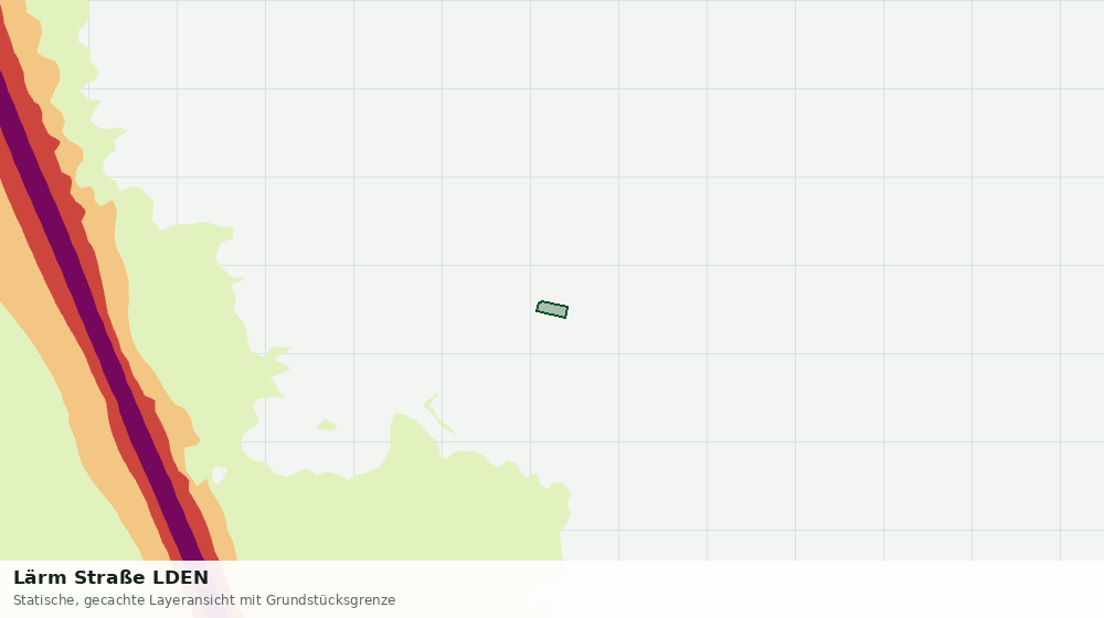 Statische Kartenansicht: Lärm Straße LDEN