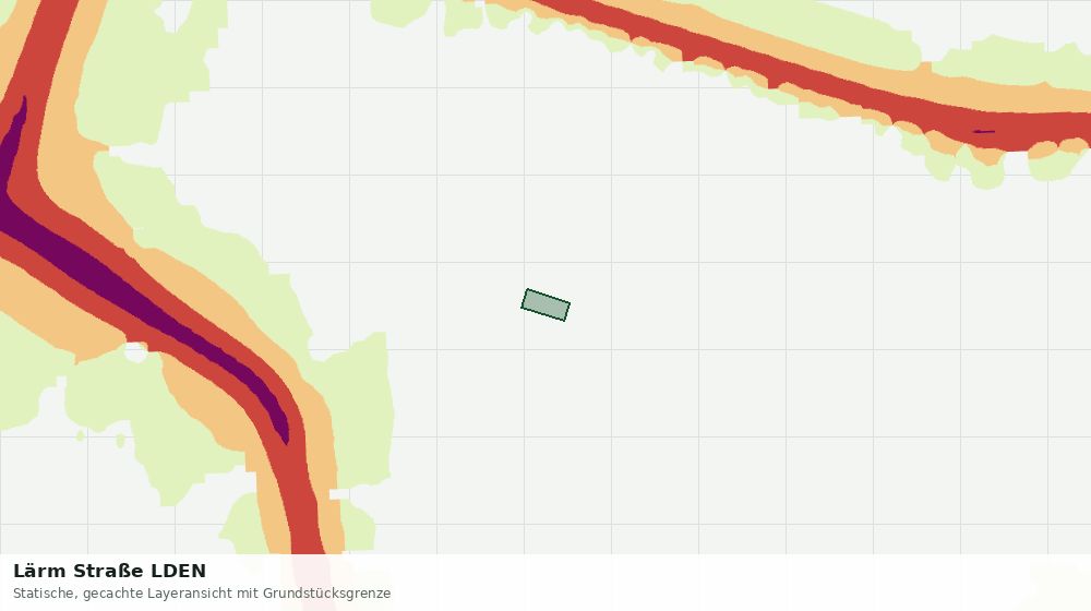 Statische Kartenansicht: Lärm Straße LDEN