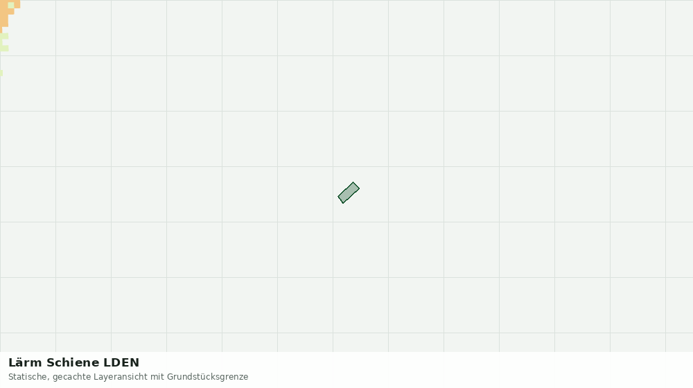 Statische Kartenansicht: Lärm Schiene LDEN