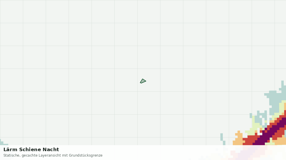 Statische Kartenansicht: Lärm Schiene Nacht