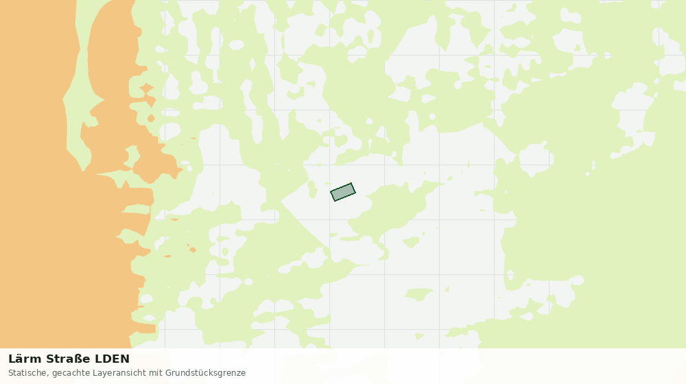 Statische Kartenansicht: Lärm Straße LDEN