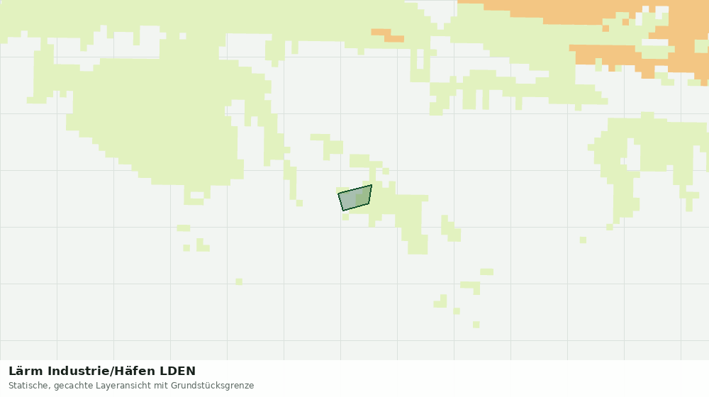 Statische Kartenansicht: Lärm Industrie/Häfen LDEN