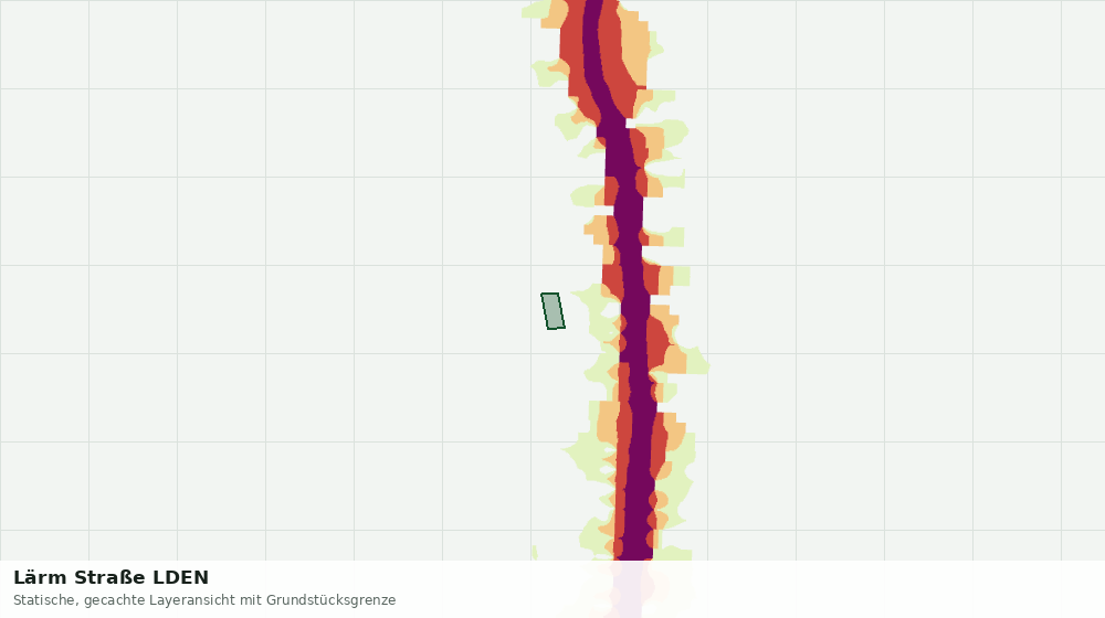 Statische Kartenansicht: Lärm Straße LDEN