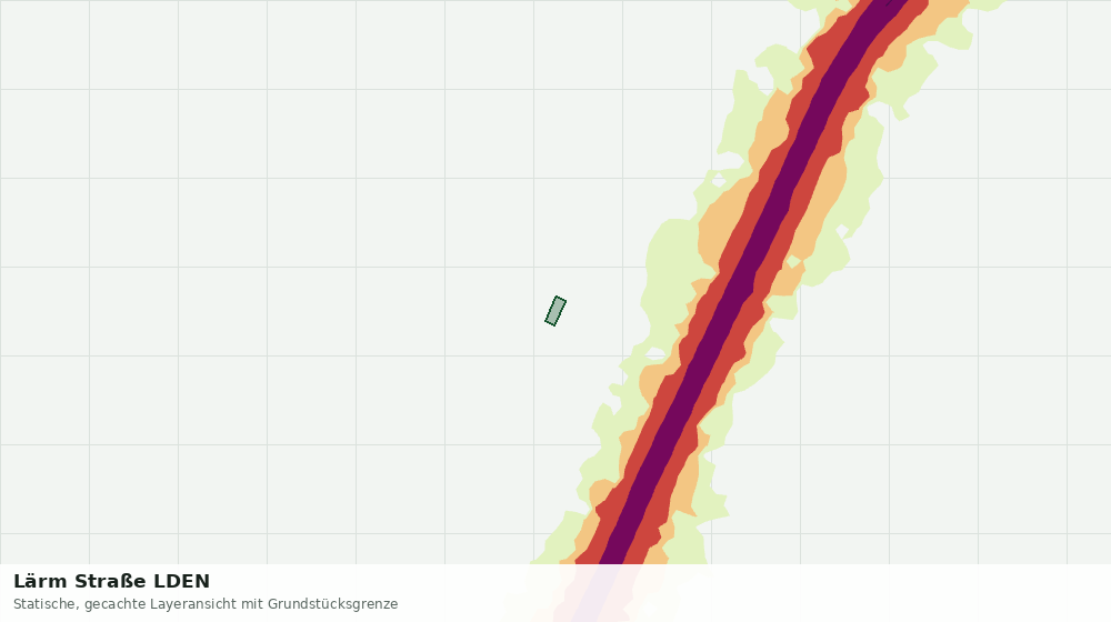 Statische Kartenansicht: Lärm Straße LDEN