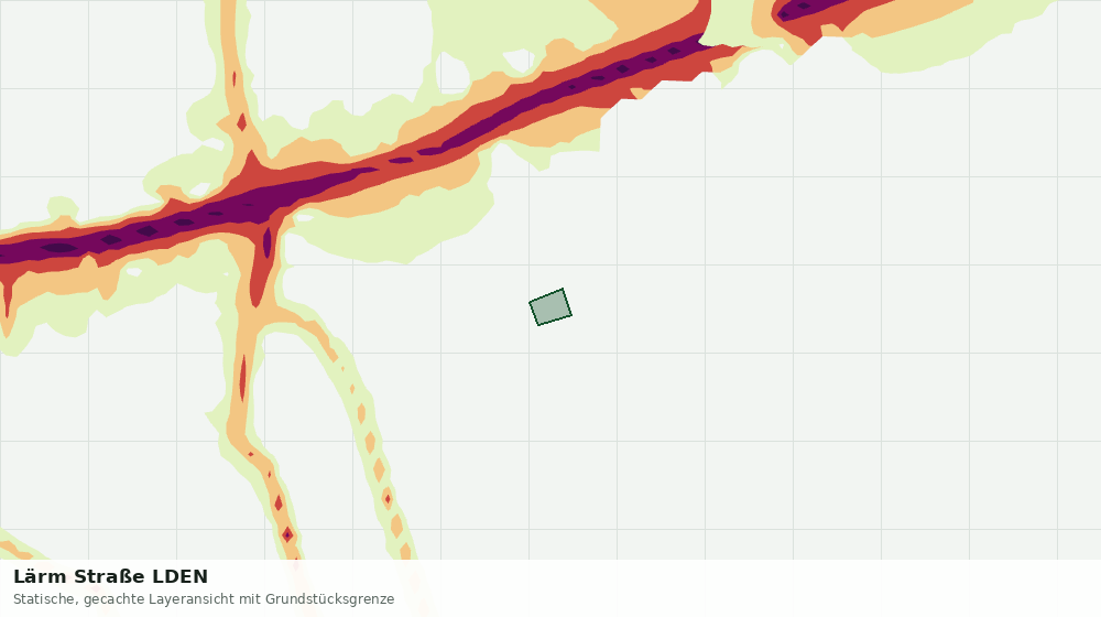 Statische Kartenansicht: Lärm Straße LDEN