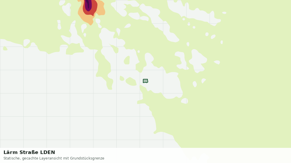 Statische Kartenansicht: Lärm Straße LDEN