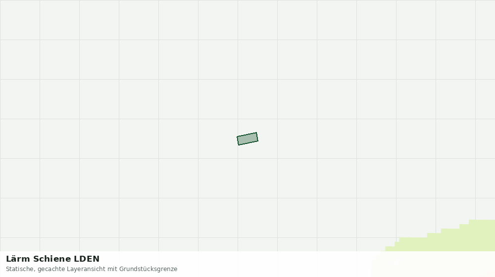 Statische Kartenansicht: Lärm Schiene LDEN