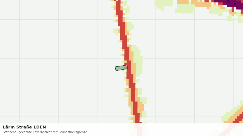 Statische Kartenansicht: Lärm Straße LDEN