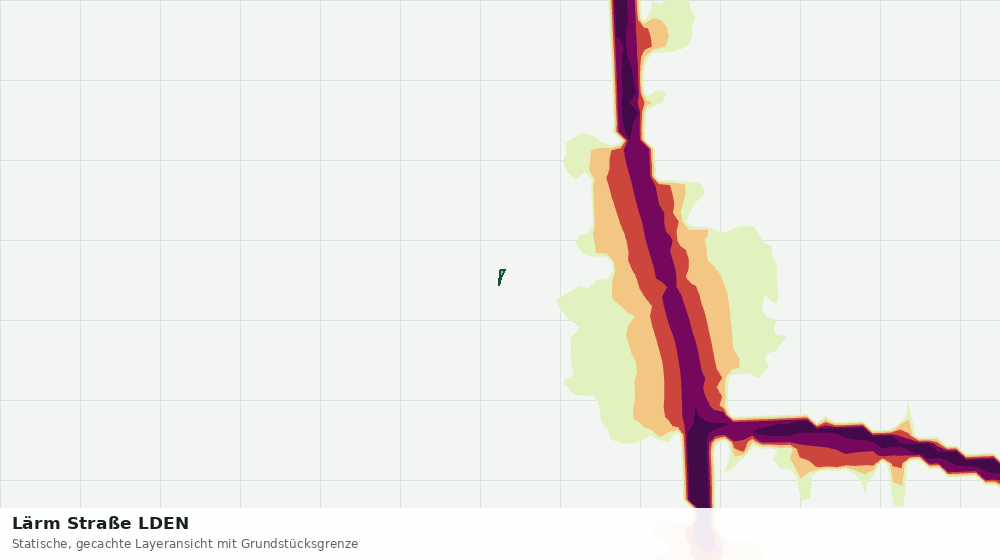 Statische Kartenansicht: Lärm Straße LDEN