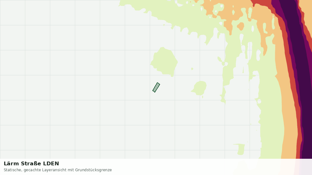 Statische Kartenansicht: Lärm Straße LDEN