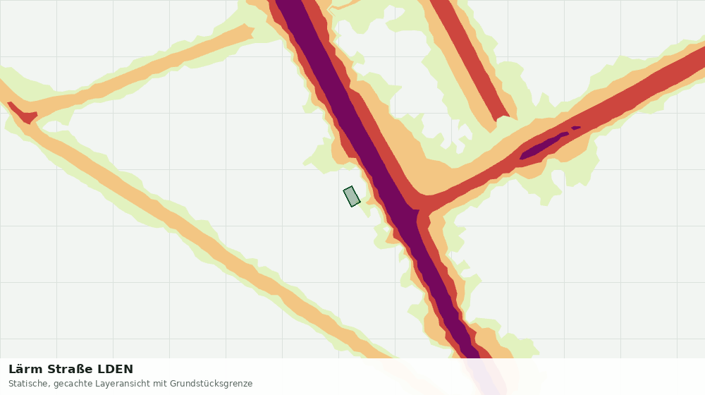 Statische Kartenansicht: Lärm Straße LDEN