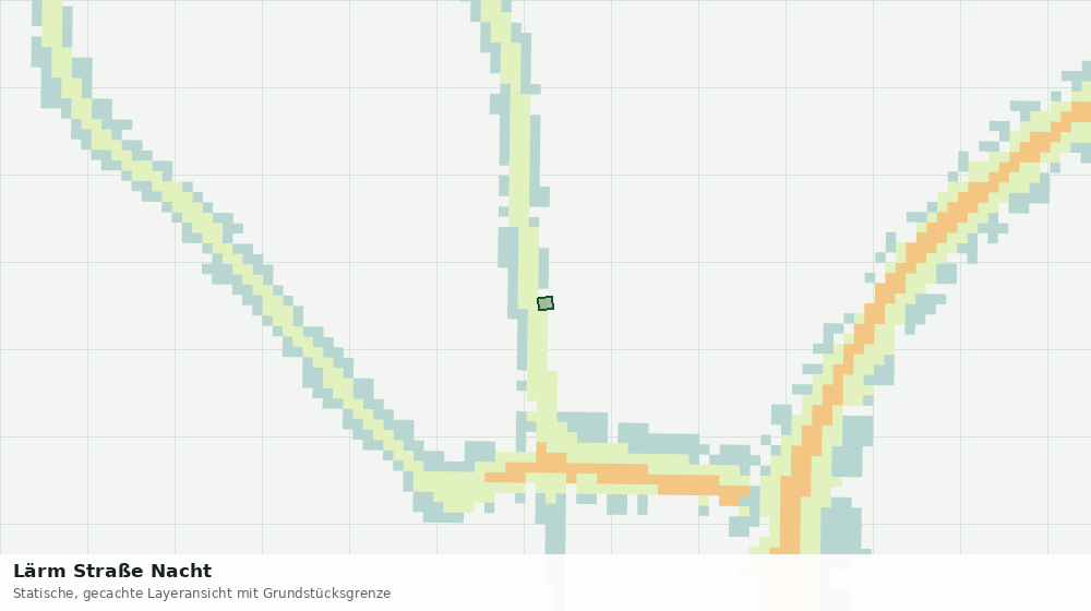 Statische Kartenansicht: Lärm Straße Nacht