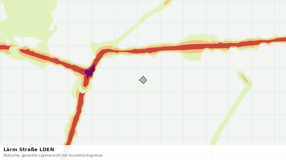 Statische Kartenansicht: Lärm Straße LDEN
