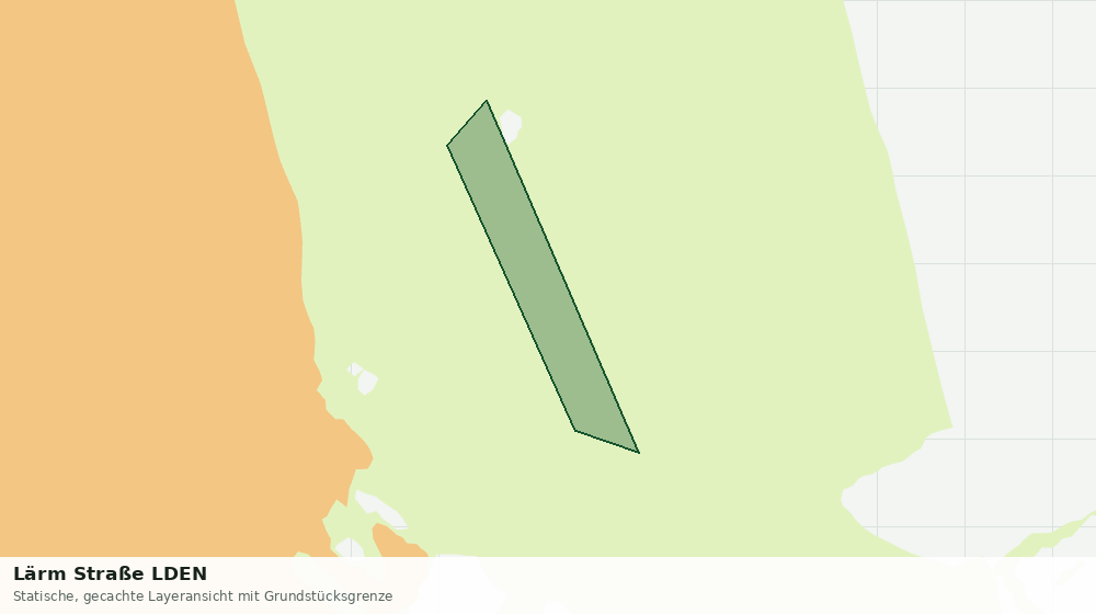 Statische Kartenansicht: Lärm Straße LDEN