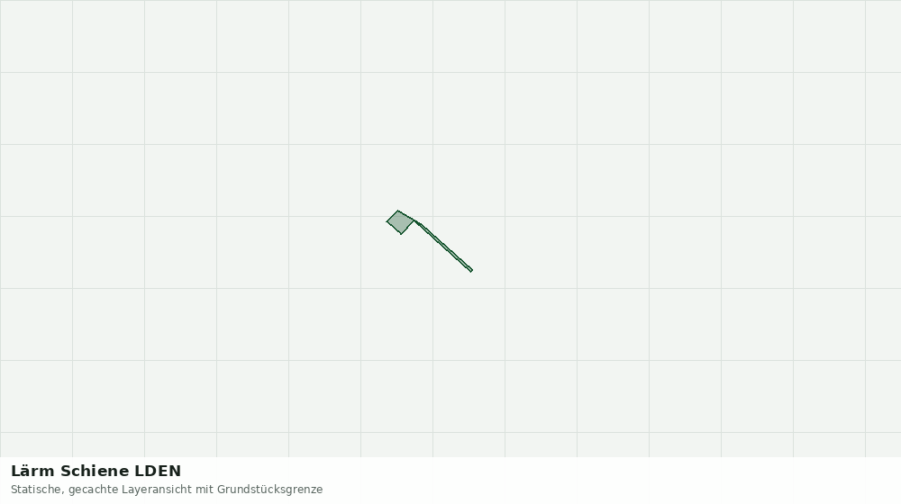 Statische Kartenansicht: Lärm Schiene LDEN