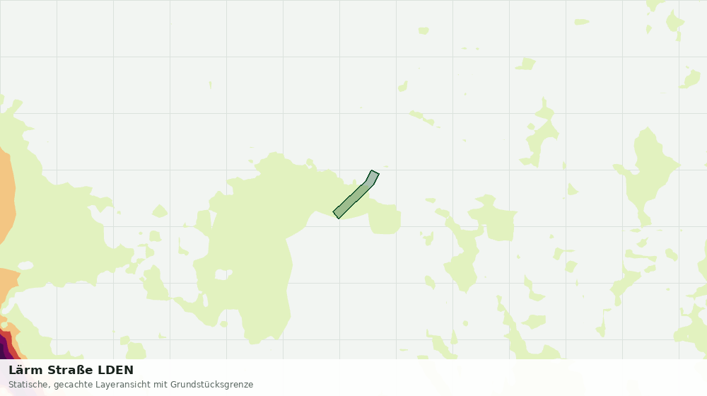 Statische Kartenansicht: Lärm Straße LDEN