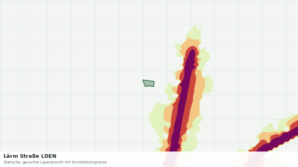 Statische Kartenansicht: Lärm Straße LDEN