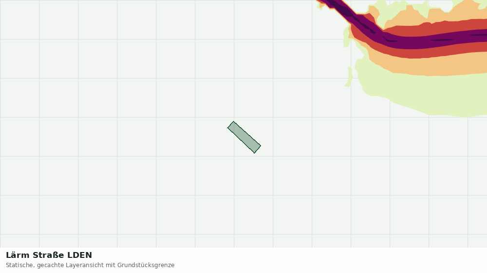 Statische Kartenansicht: Lärm Straße LDEN