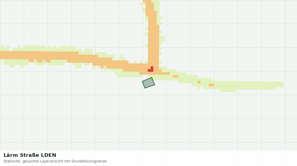 Statische Kartenansicht: Lärm Straße LDEN