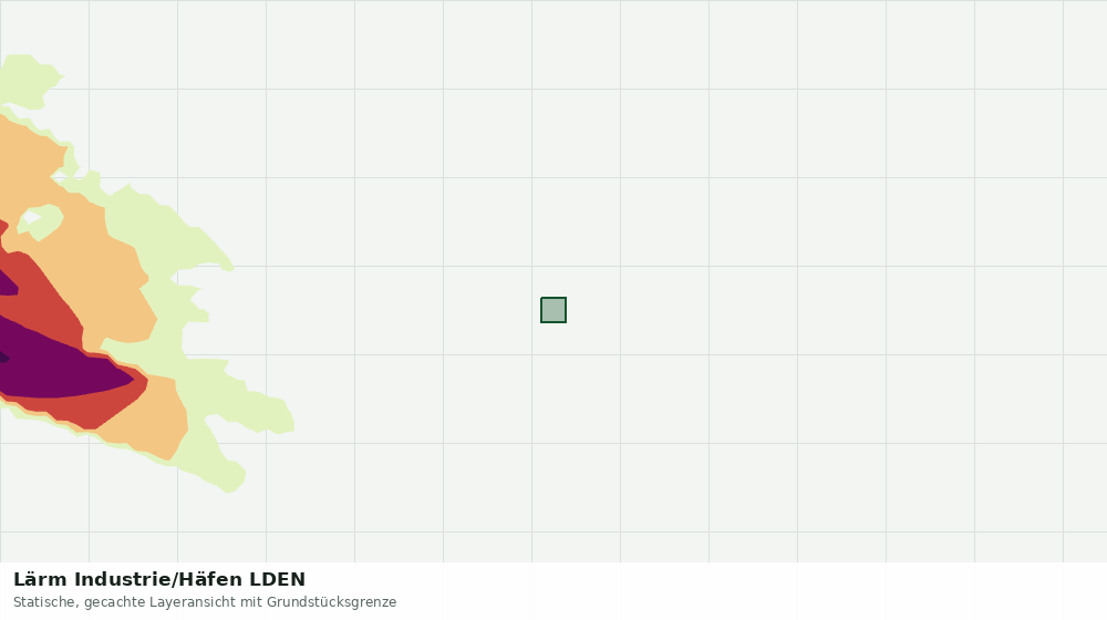 Statische Kartenansicht: Lärm Industrie/Häfen LDEN