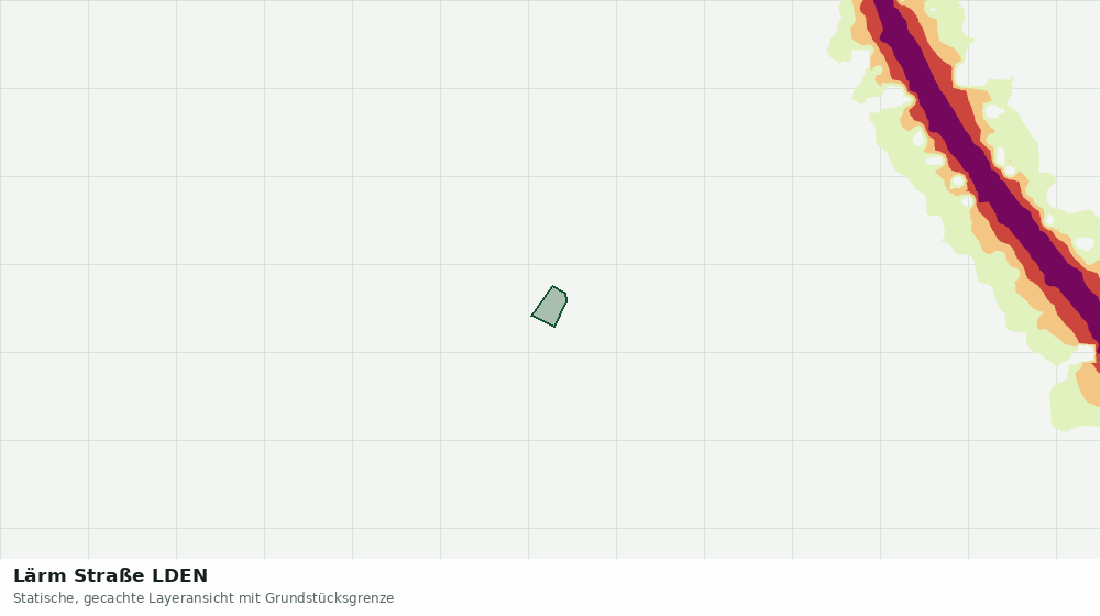 Statische Kartenansicht: Lärm Straße LDEN