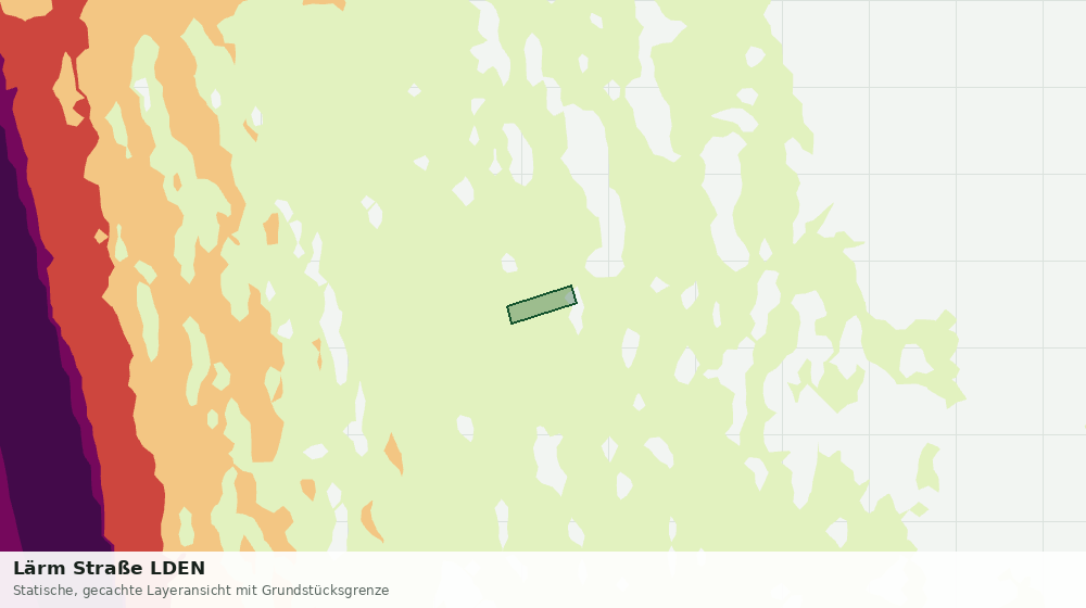 Statische Kartenansicht: Lärm Straße LDEN