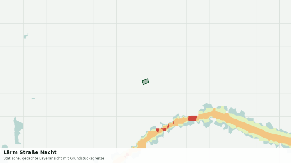 Statische Kartenansicht: Lärm Straße Nacht