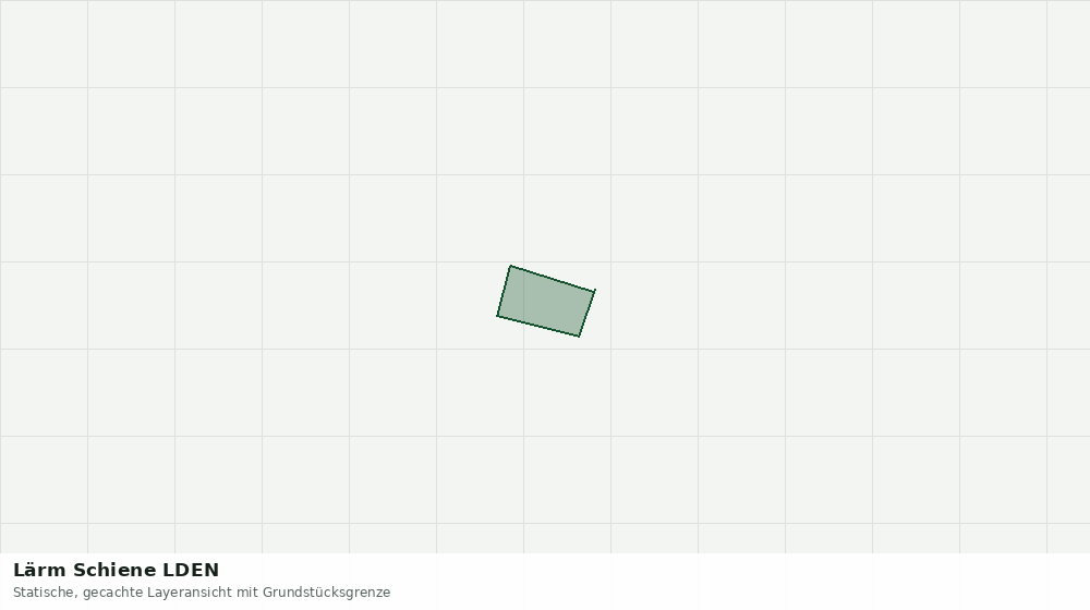 Statische Kartenansicht: Lärm Schiene LDEN
