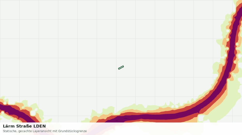 Statische Kartenansicht: Lärm Straße LDEN