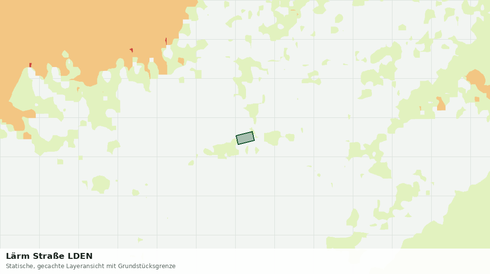 Statische Kartenansicht: Lärm Straße LDEN