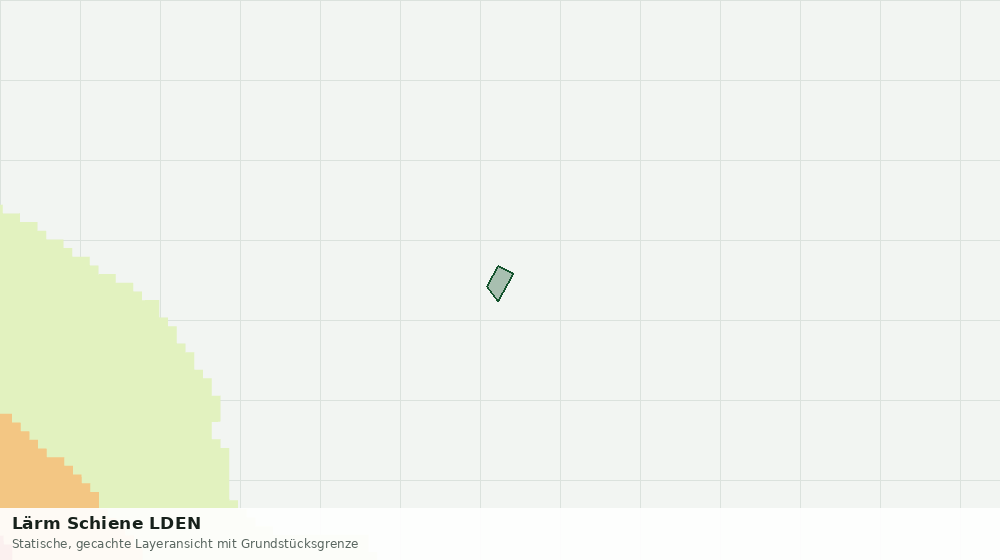 Statische Kartenansicht: Lärm Schiene LDEN