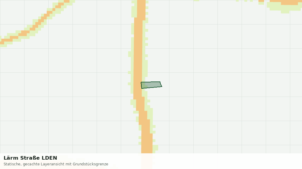 Statische Kartenansicht: Lärm Straße LDEN