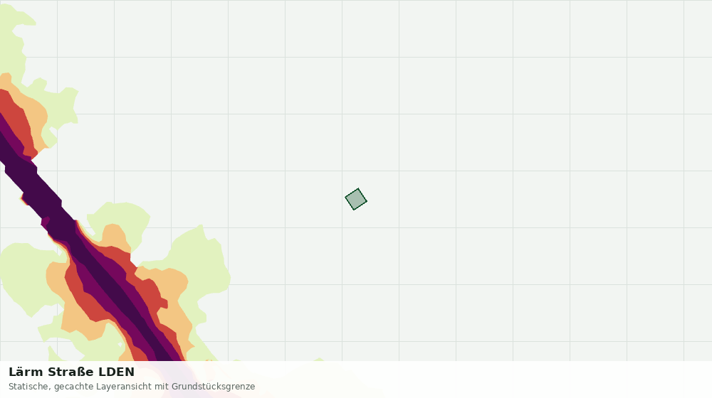 Statische Kartenansicht: Lärm Straße LDEN