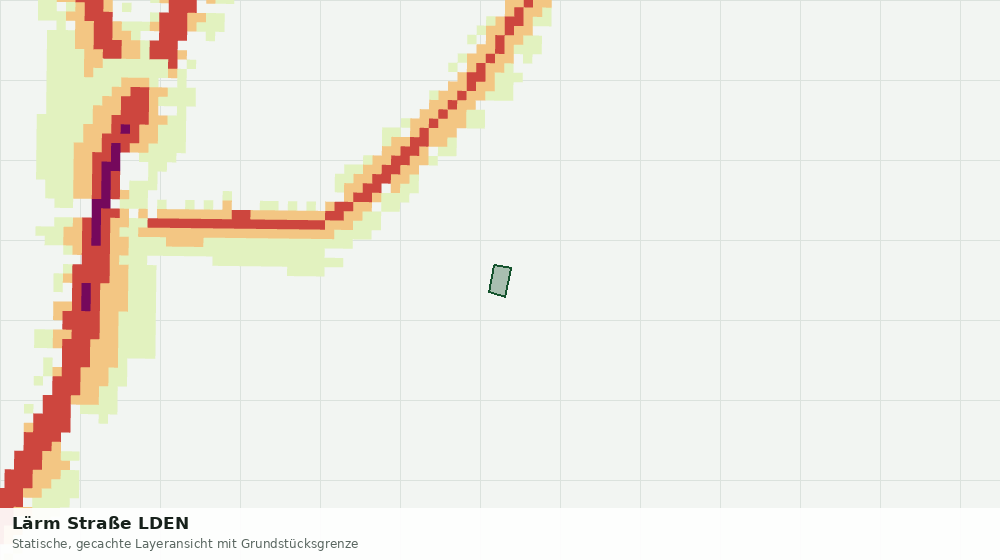 Statische Kartenansicht: Lärm Straße LDEN