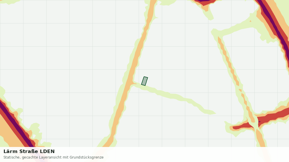 Statische Kartenansicht: Lärm Straße LDEN