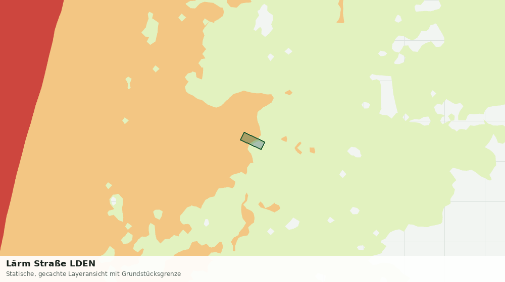 Statische Kartenansicht: Lärm Straße LDEN
