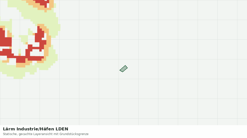 Statische Kartenansicht: Lärm Industrie/Häfen LDEN