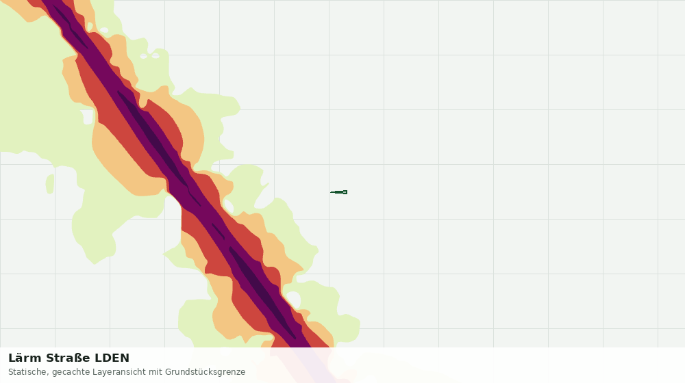 Statische Kartenansicht: Lärm Straße LDEN
