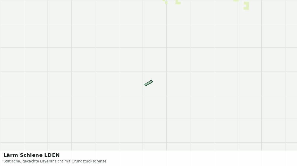 Statische Kartenansicht: Lärm Schiene LDEN