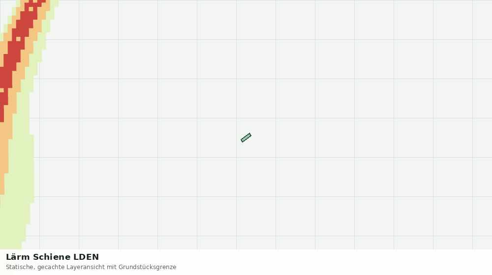 Statische Kartenansicht: Lärm Schiene LDEN