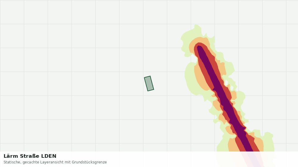Statische Kartenansicht: Lärm Straße LDEN