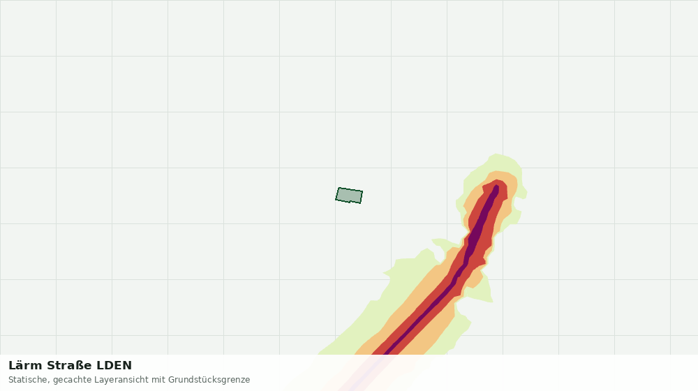 Statische Kartenansicht: Lärm Straße LDEN