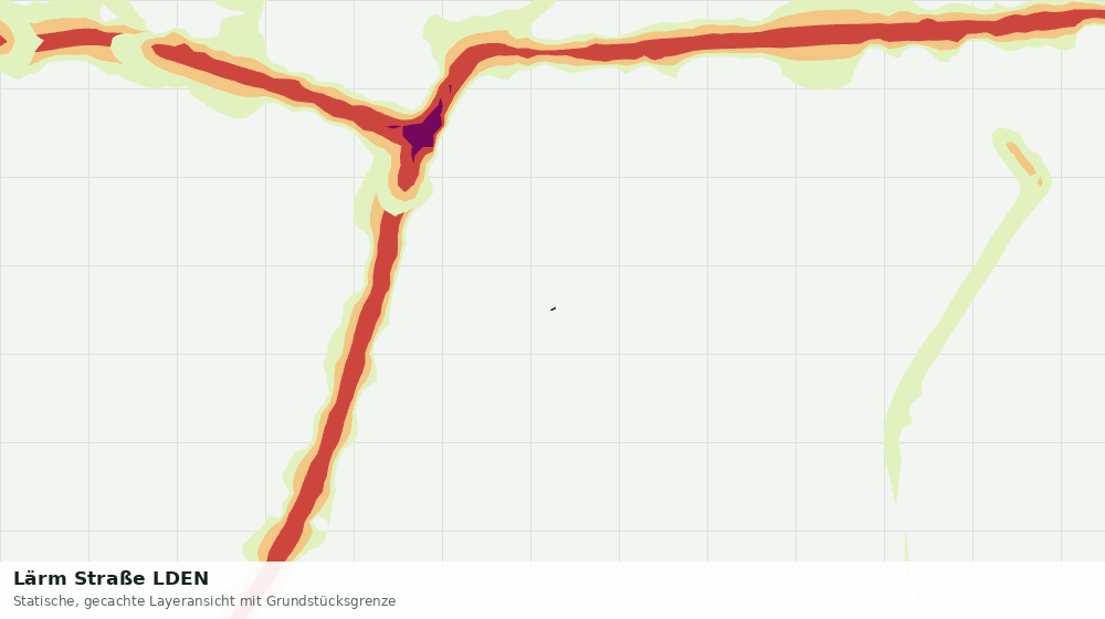 Statische Kartenansicht: Lärm Straße LDEN