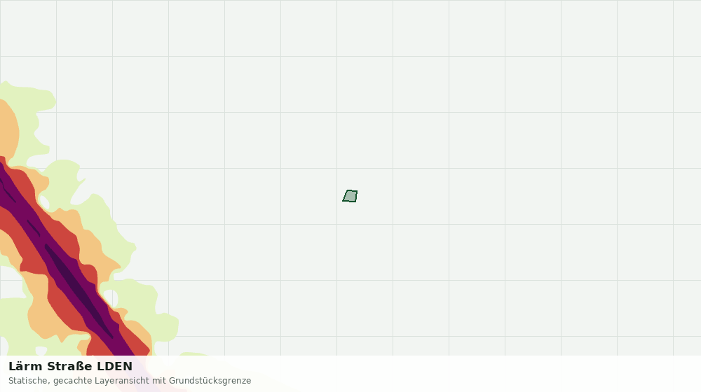 Statische Kartenansicht: Lärm Straße LDEN