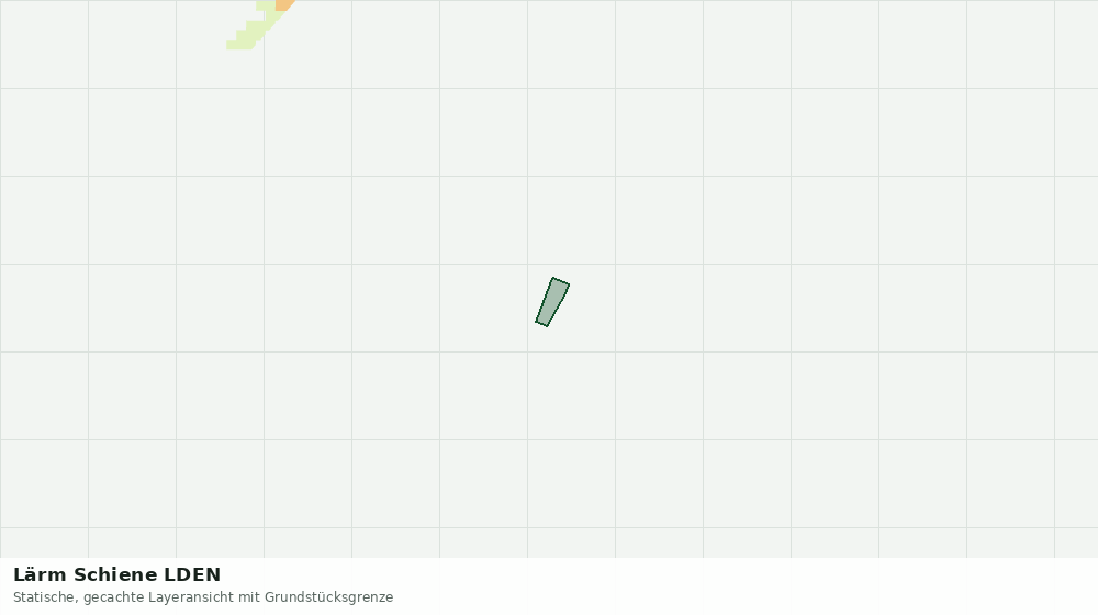 Statische Kartenansicht: Lärm Schiene LDEN
