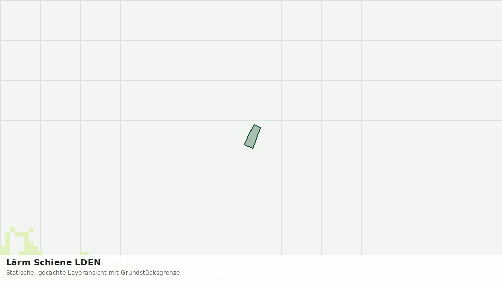 Statische Kartenansicht: Lärm Schiene LDEN