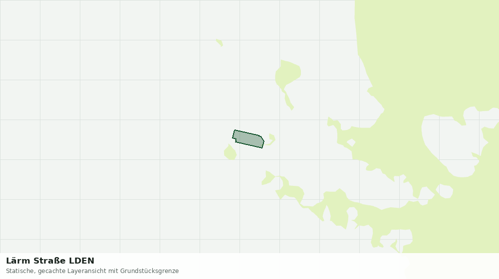 Statische Kartenansicht: Lärm Straße LDEN