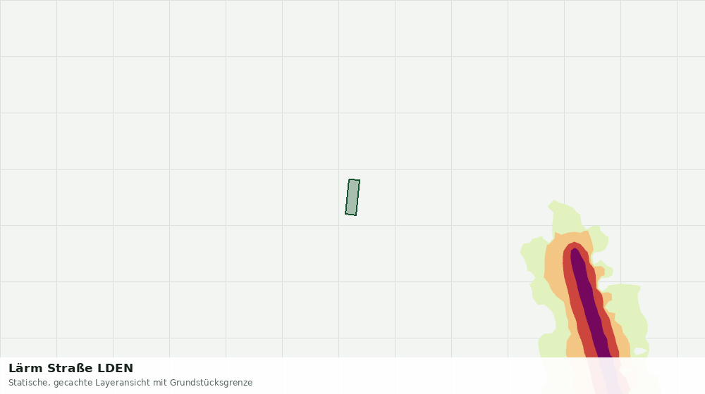 Statische Kartenansicht: Lärm Straße LDEN